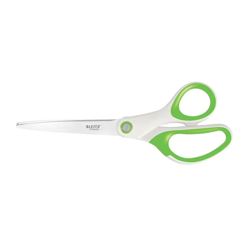 Nůžky Leitz WOW kancelářské titanové 20,5 cm / bílo-zelená