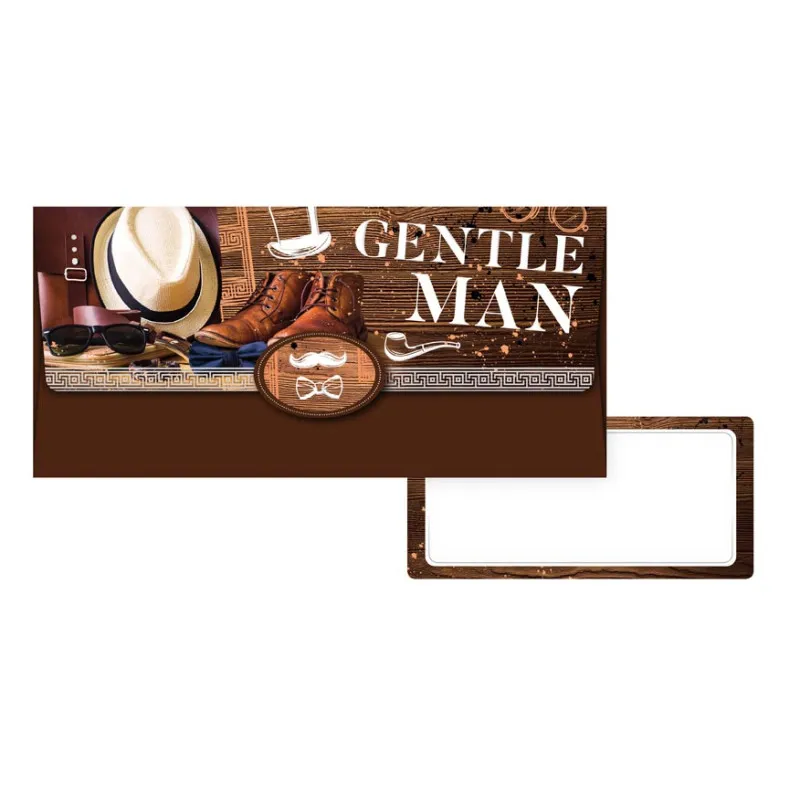 Obálka na peníze - hnědá