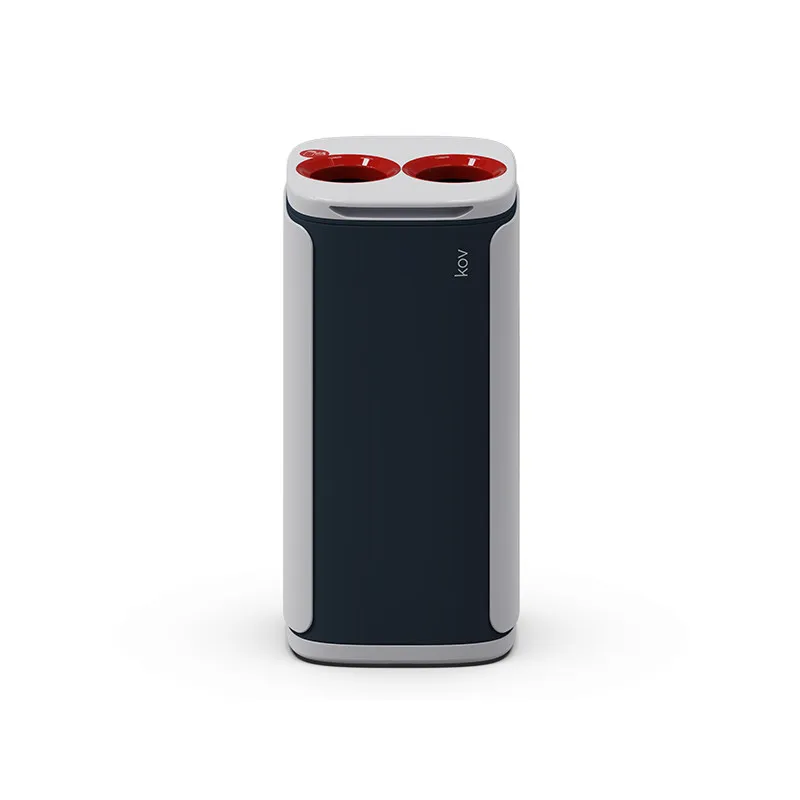 Odpadkový koš KOBRA WASTEE na kov - 60 L / červená