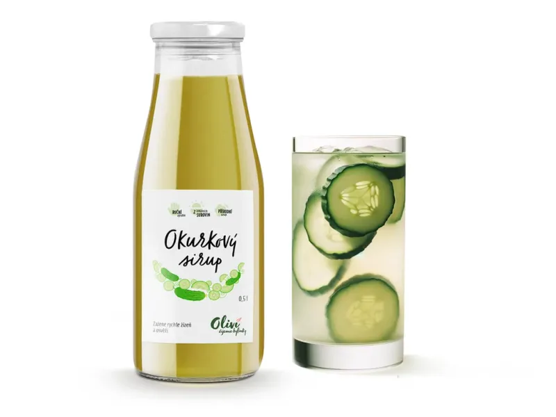 Sirup Oliví Okurka 1L