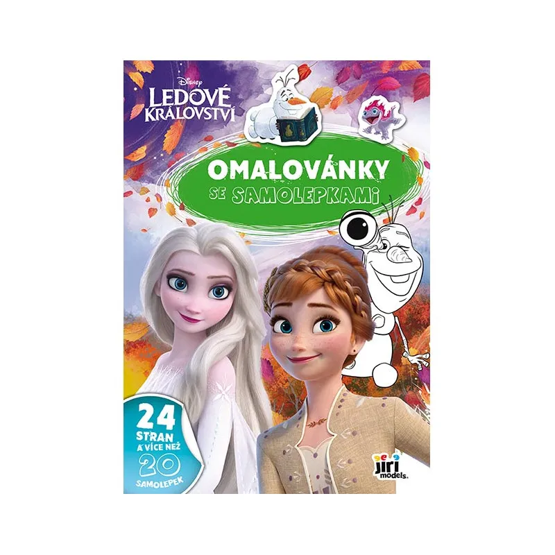 Omalovánky A4 se samolepkami - Ledové království