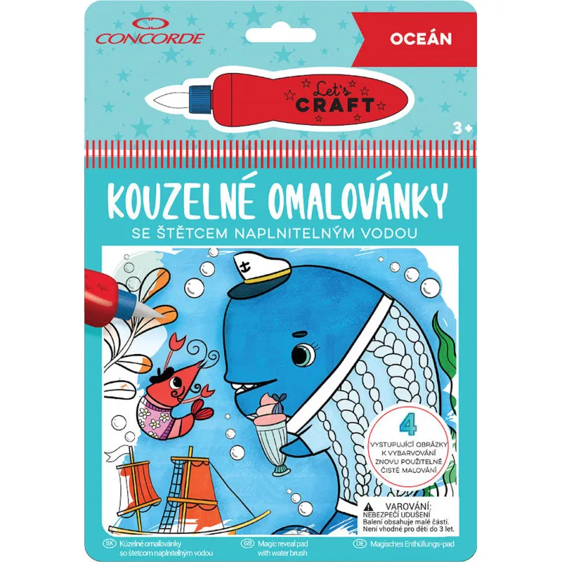 Omalovánky kouzelné CONCORDE - Oceán