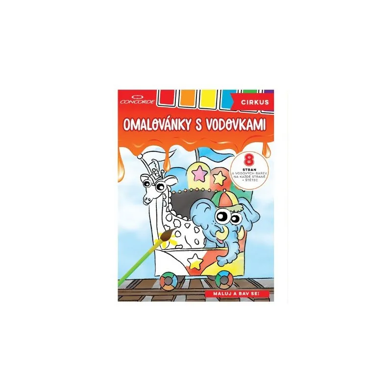 Omalovánky s vodovkami CONCORDE - Cirkus