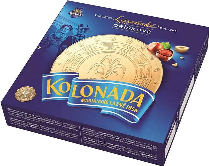 Opavia Kolonáda Tradiční Lázeňské Oplatky oříškové 175g