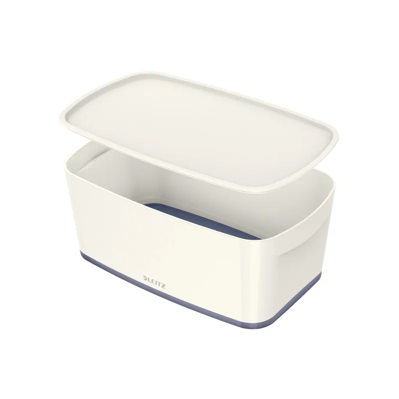 Organizační box MyBox - s víkem S / bílá
