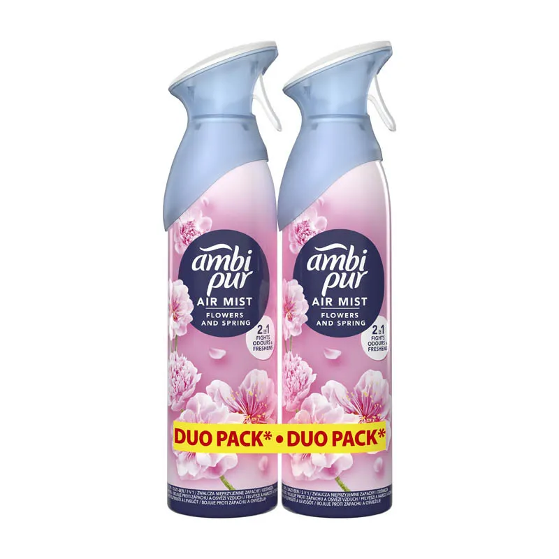 Osvěžovač vzduchu AmbiPur Flowers & Spring - 2 x 185 ml