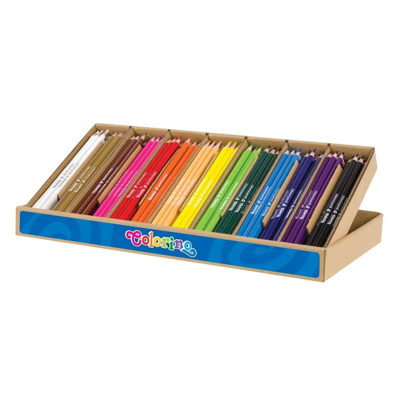Pastelky Colorino trojhranné BIG Pack / 168 ks / 12 x 14 barev