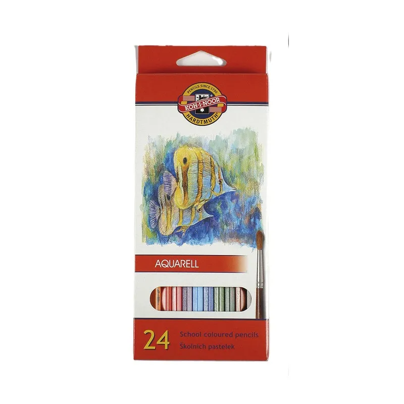 Pastelky Koh-i-noor Aquarel školní / 24ks