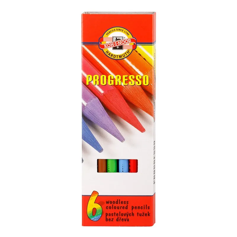 Pastelky Koh-i-noor Progresso / 6ks
