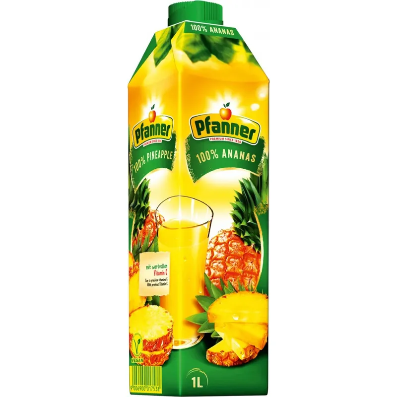Pfanner ananas 100% 1L