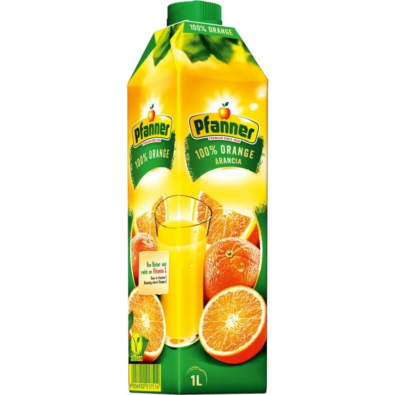 Pfanner Pomeranč 100% 1l