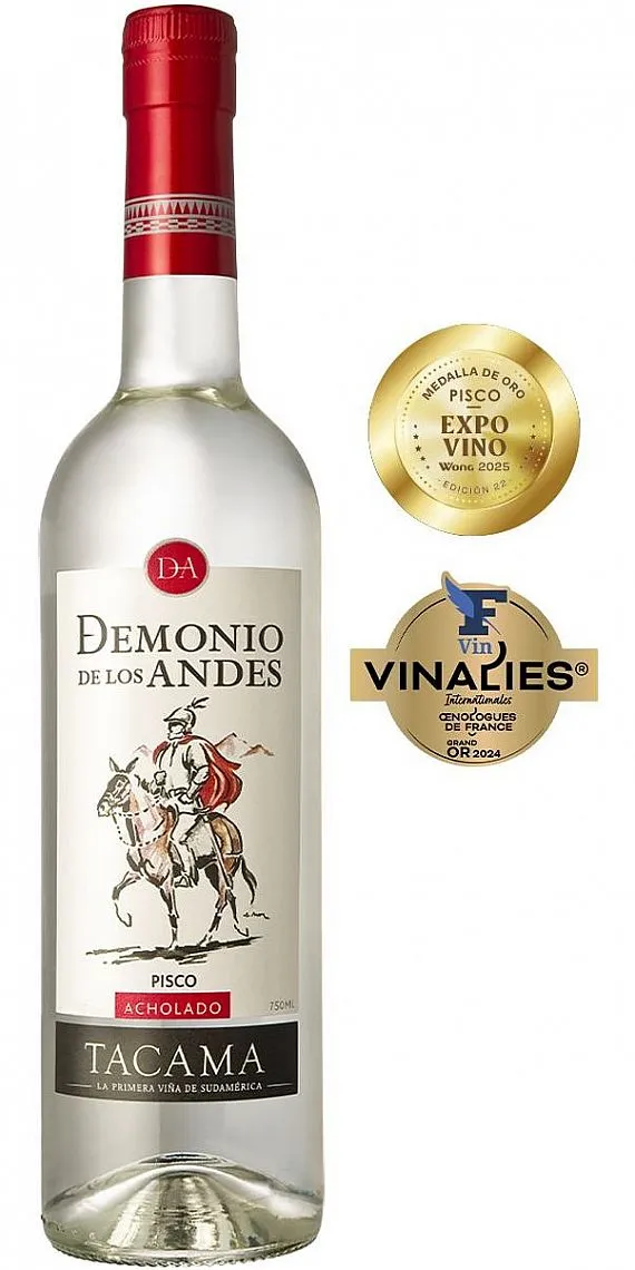 Pisco Demonio de los Andes Acholado 40%0.70l