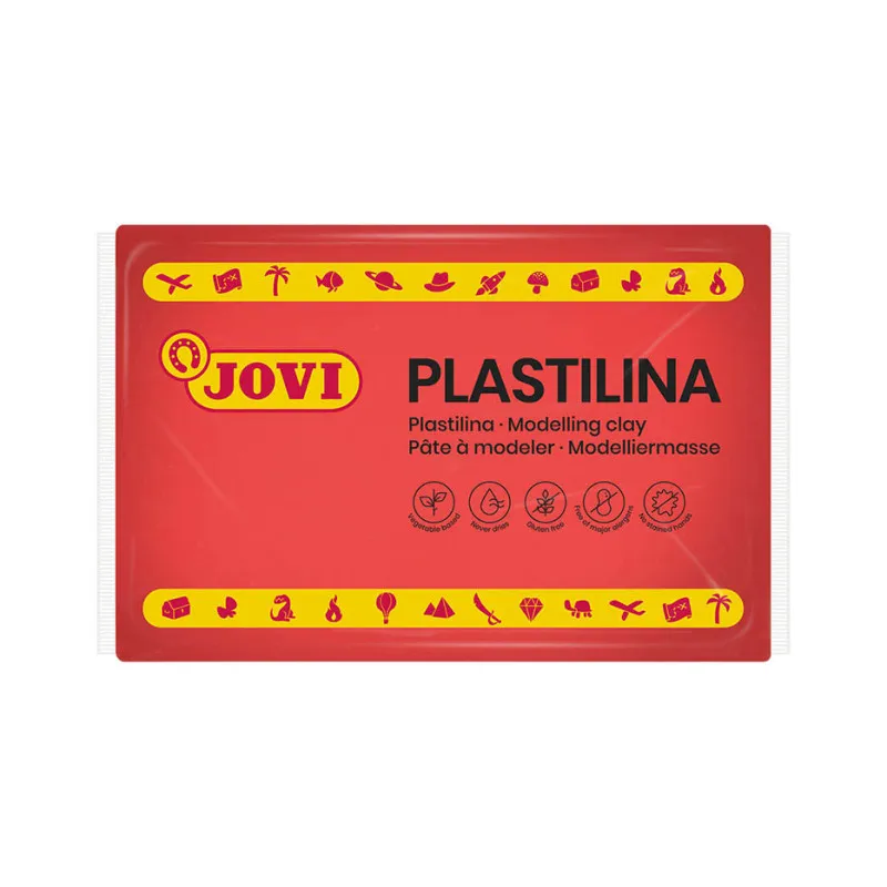 Plastelína JOVI - 350 g / červená