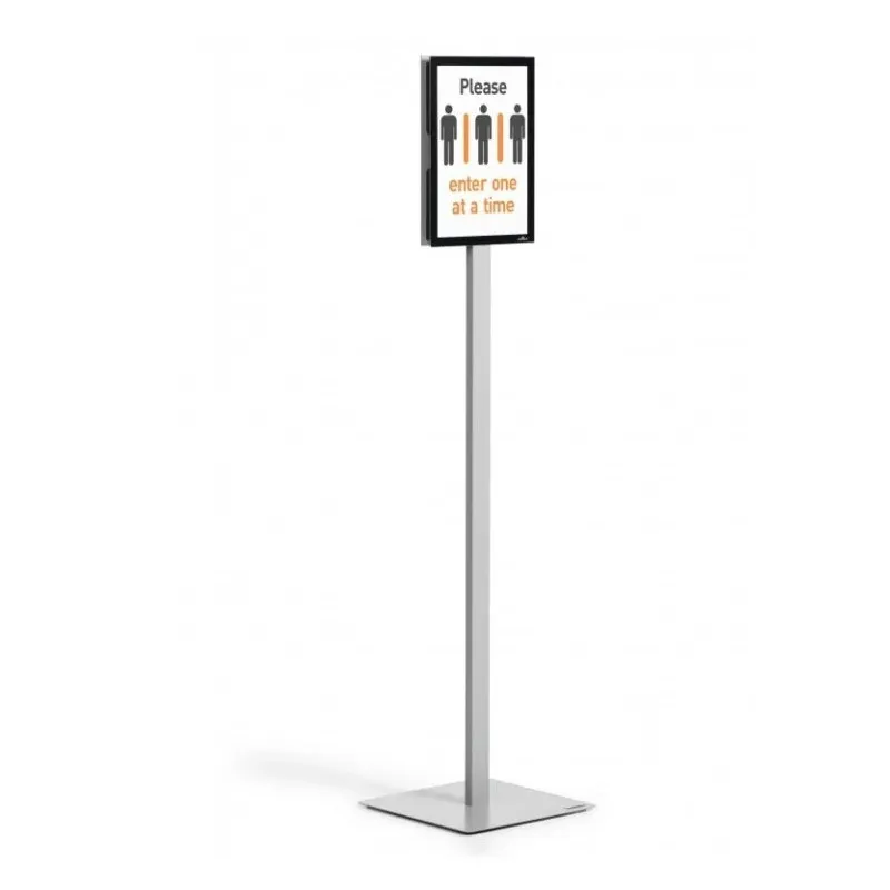 Podlahový stojan Durable INFO STAND BASIC - A4 / antracitová