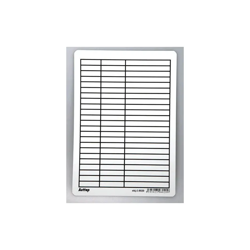 Podložka do sešitů A5 PVC - linka / čtvereček