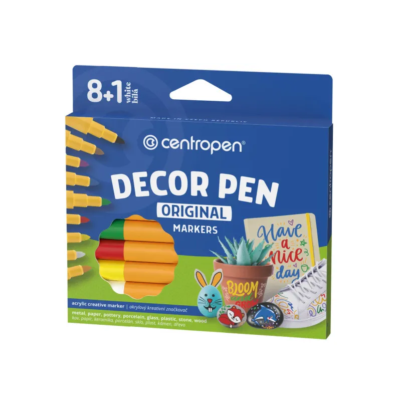 Popisovač Centropen DECOR PEN 2738 / 8+1