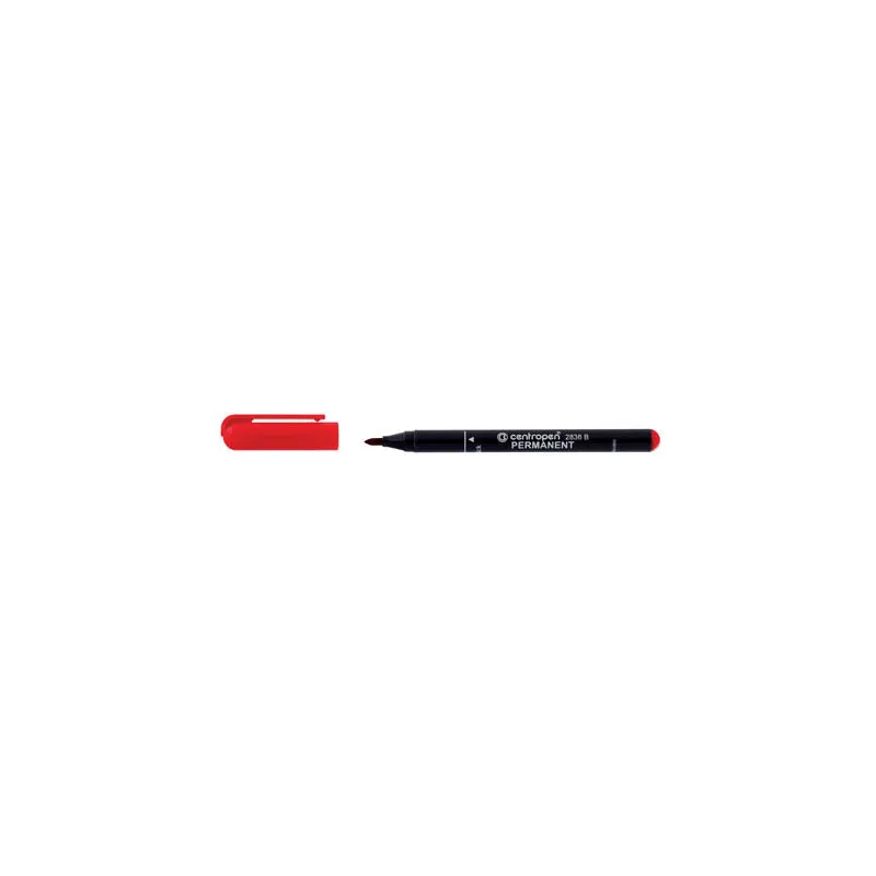 Popisovač Centropen Permanent 2836 B - červená