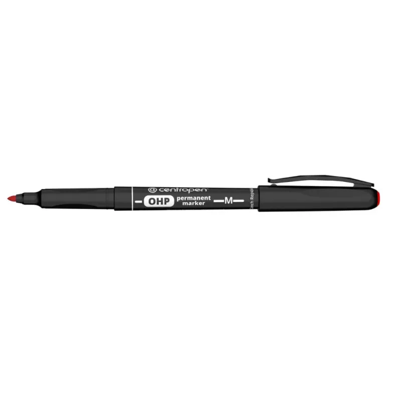 Popisovač Centropen Permanent OHP 2637 - červená