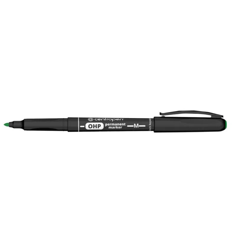 Popisovač Centropen Permanent OHP 2637 - zelená