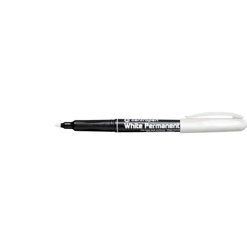 Popisovač Centropen Permanent White 2686 - bílá