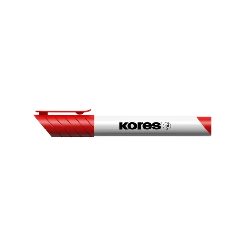 Popisovač Kores K-Marker Whiteboard - červená / klínový hrot