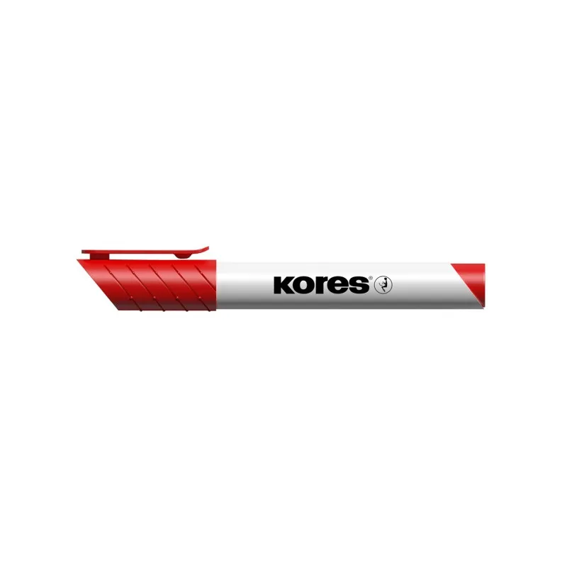 Popisovač Kores K-Marker Whiteboard - červená / kulatý hrot
