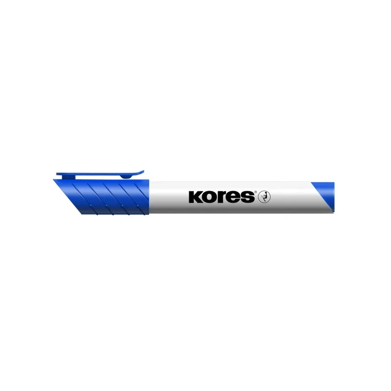 Popisovač Kores K-Marker Whiteboard - modrá / kulatý hrot