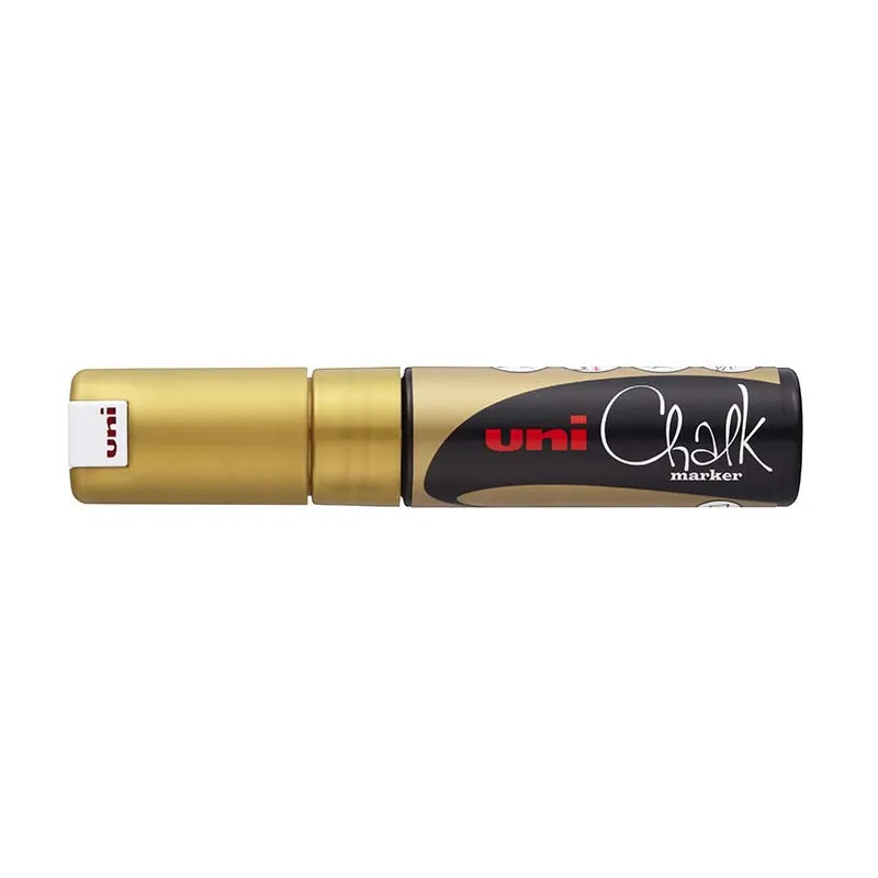 Popisovač křídový UNI Chalk Marker PWE-5M / zlatá