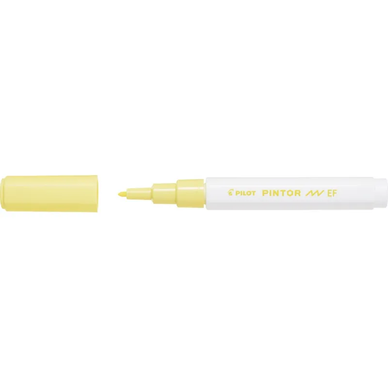 Popisovač Pilot Pintor EF / pastelově žlutá