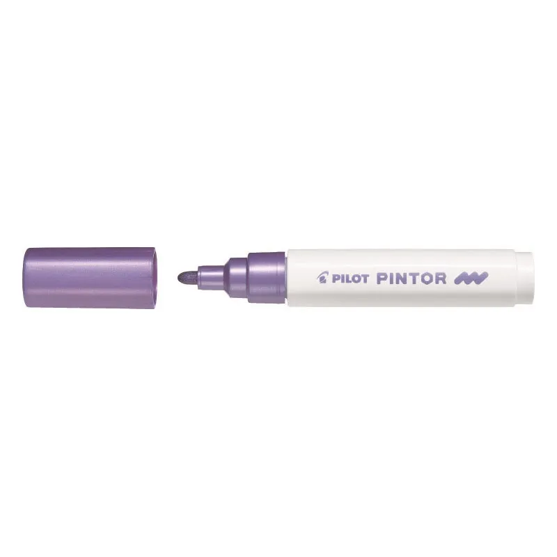 Popisovač Pilot Pintor M / metalický fialová