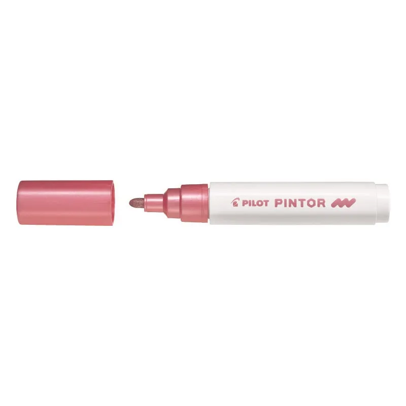 Popisovač Pilot Pintor M / metalický růžová