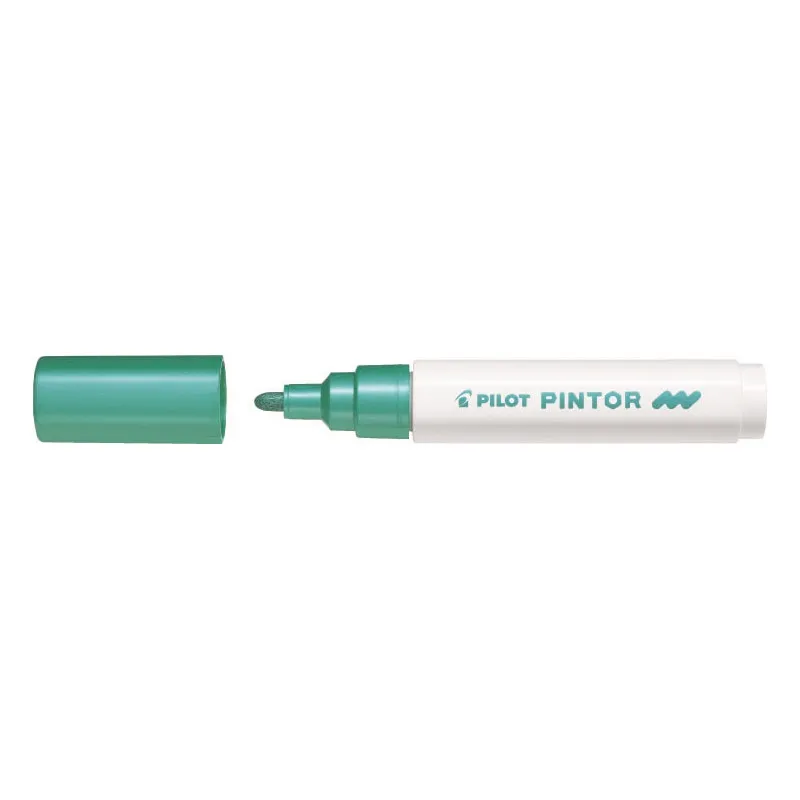 Popisovač Pilot Pintor M / metalický zelená