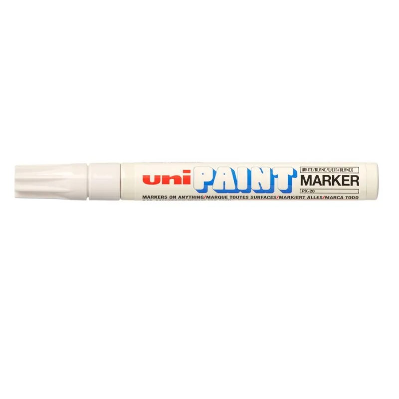 Popisovač UNI PAINT PX-20 lakový Medium / bílá
