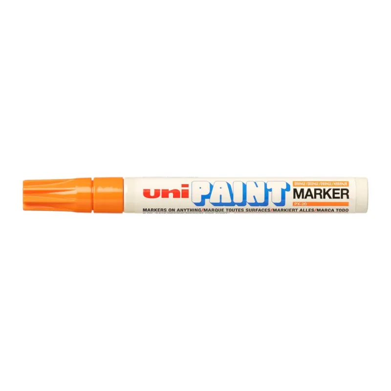 Popisovač UNI PAINT PX-20 lakový Medium / oranžová