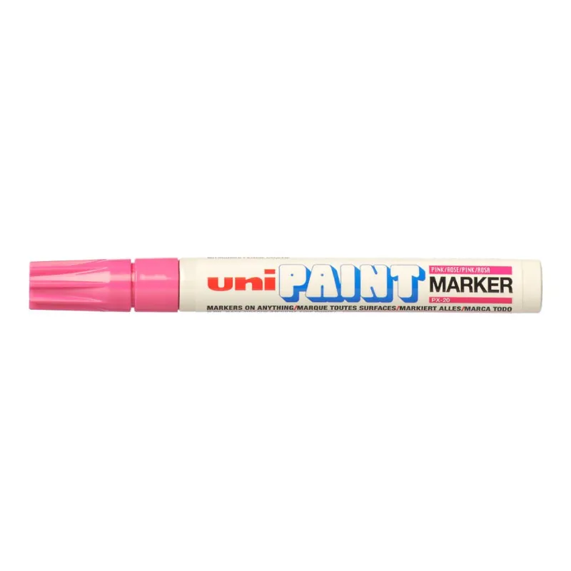 Popisovač UNI PAINT PX-20 lakový Medium / růžová