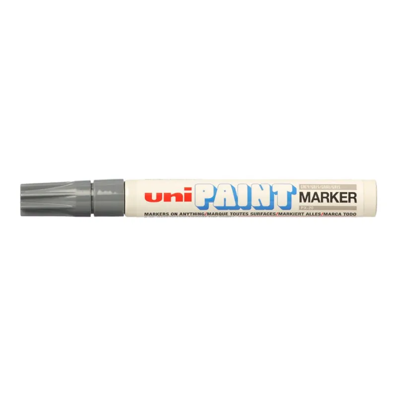 Popisovač UNI PAINT PX-20 lakový Medium / šedá