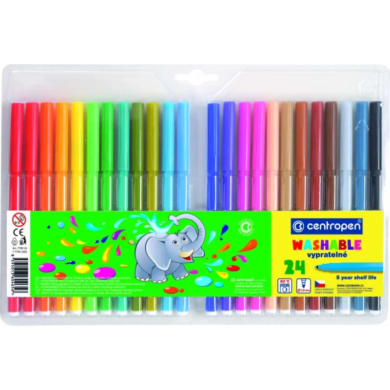 Popisovače Centropen 7990/24 - sada 24 ks
