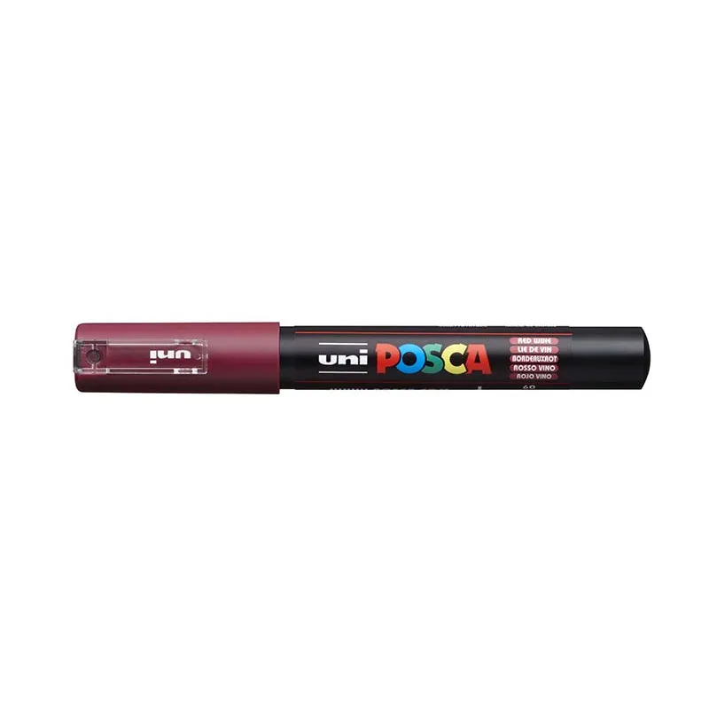 Posca popisovač / 0,7 mm - bordó
