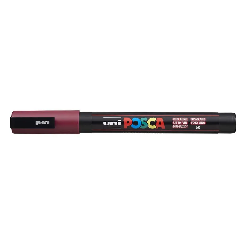 Posca popisovač / 0,9–1,3 mm - bordó