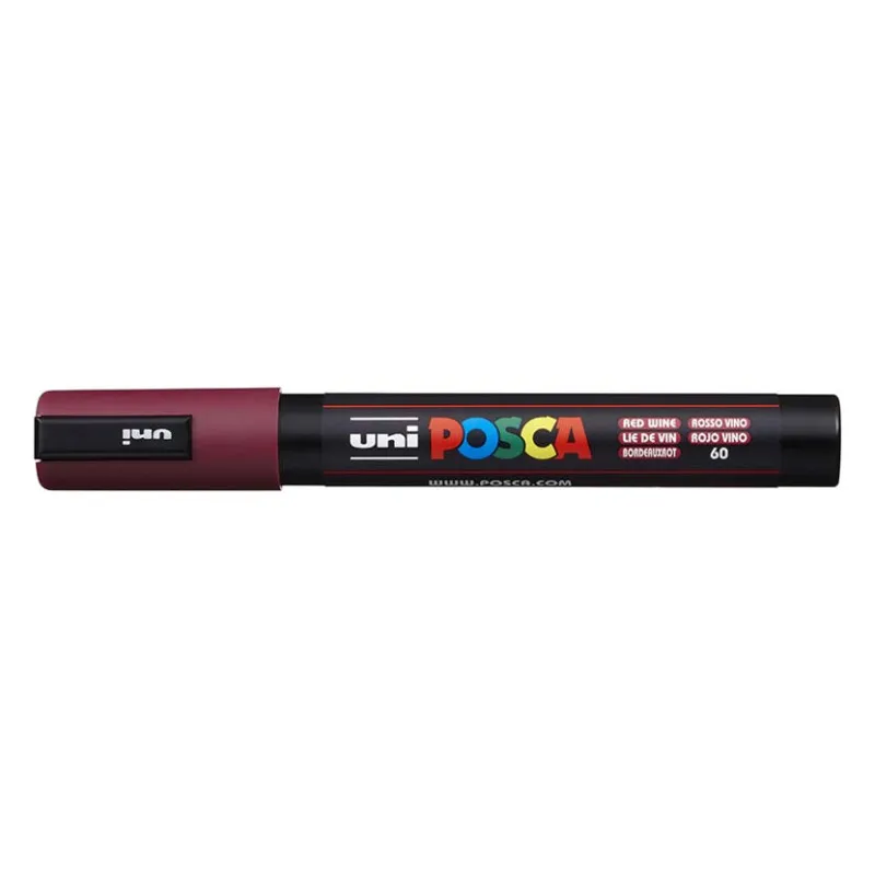 Posca popisovač / 2,5 mm - bordó