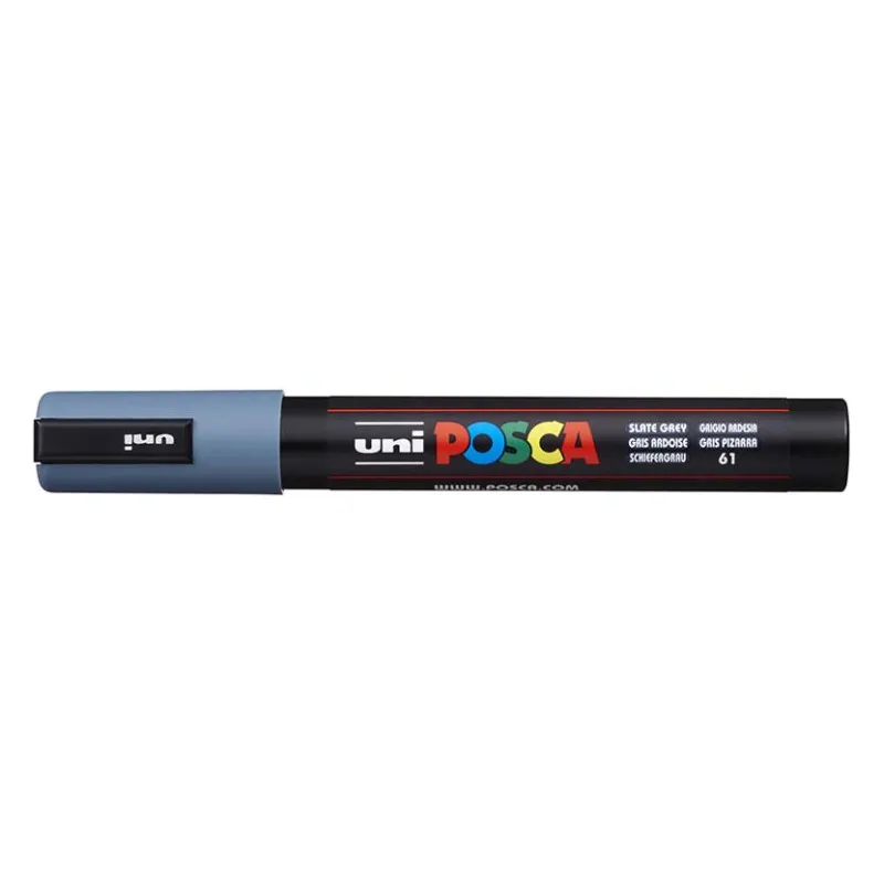 Posca popisovač / 2,5 mm - břidlicově šedá