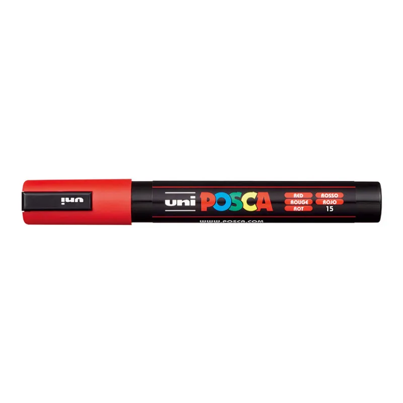 Posca popisovač / 2,5 mm - červená