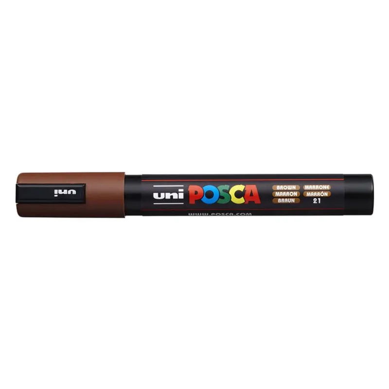 Posca popisovač / 2,5 mm - hnědá