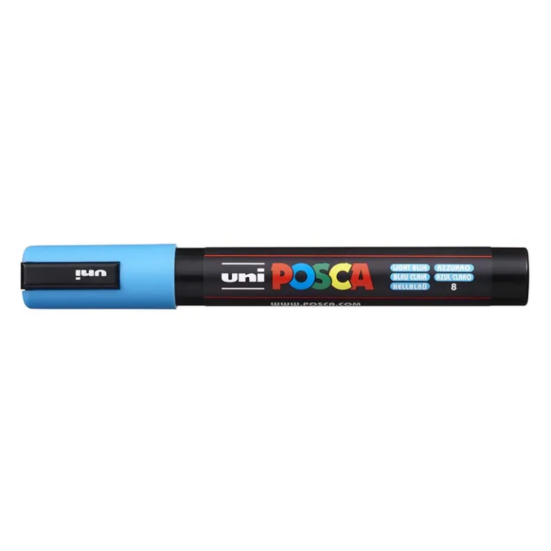 Posca popisovač / 2,5 mm - sv. modrá