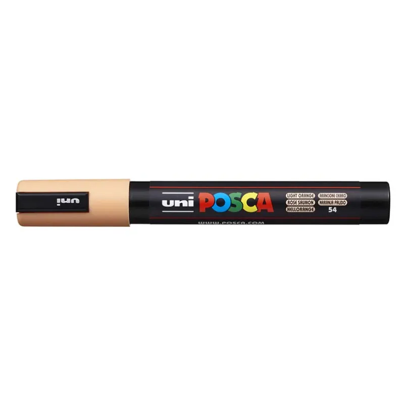 Posca popisovač / 2,5 mm - sv. oranžová