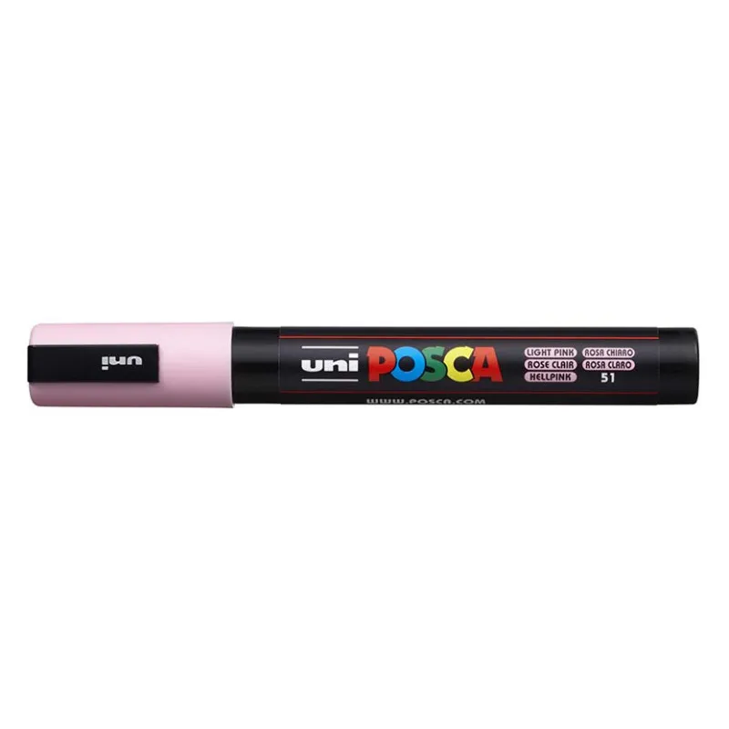 Posca popisovač / 2,5 mm - sv. růžová