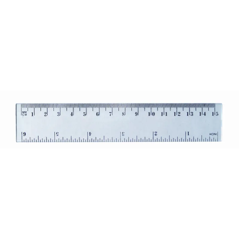 Pravítko 15 cm - transparentní