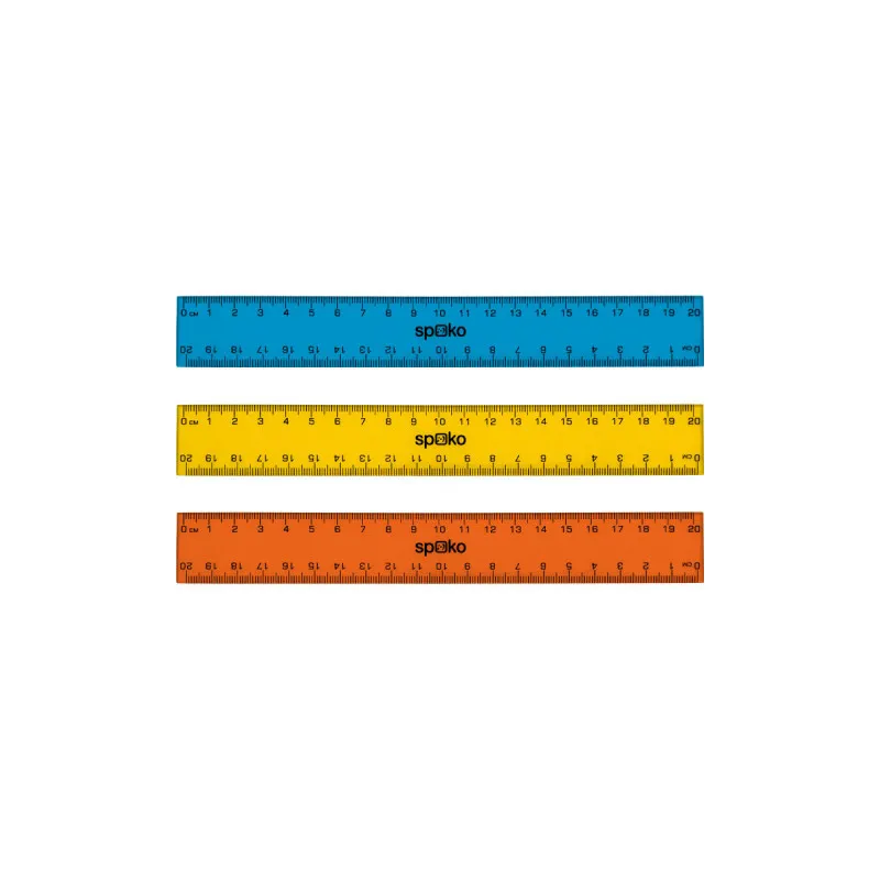 Pravítko SPOKO 20 cm - mix