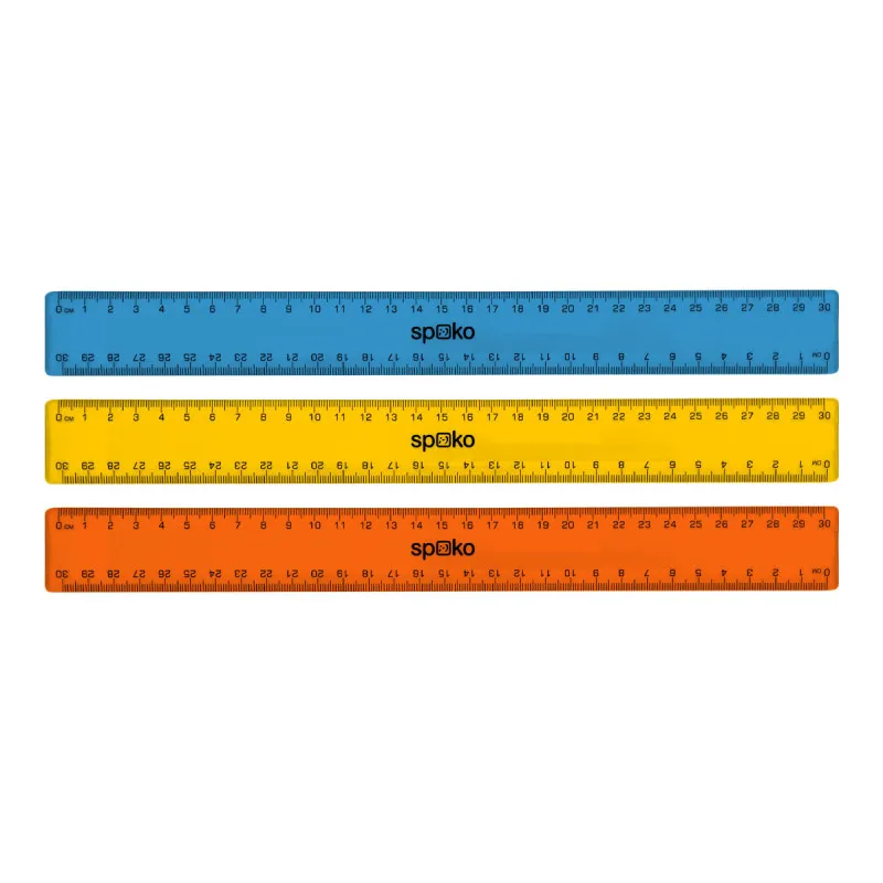 Pravítko SPOKO 30 cm - mix