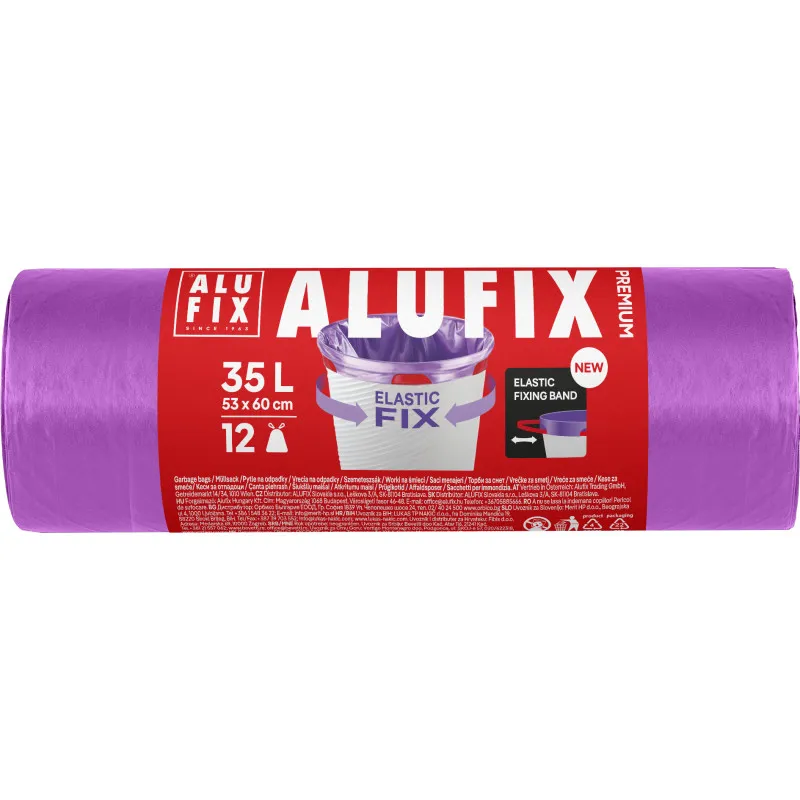 Pytle Alufix Premium Elastic Fix - 53x60cm / 35l / 22my / 12ks